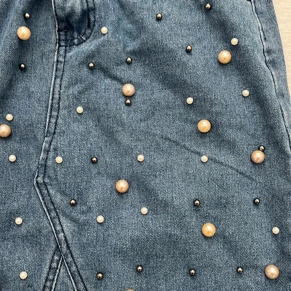 NWOT Denim “Pearl” Skirt - Picture 3 of 3